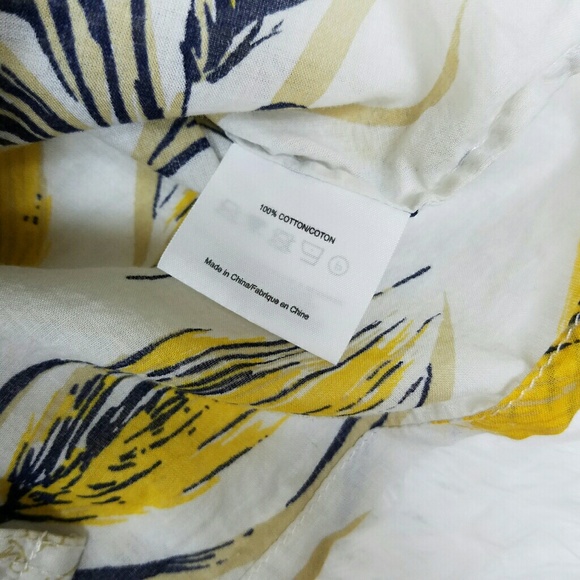 Tory Burch Wheat Button Down Shirt - Picture 6 of 7